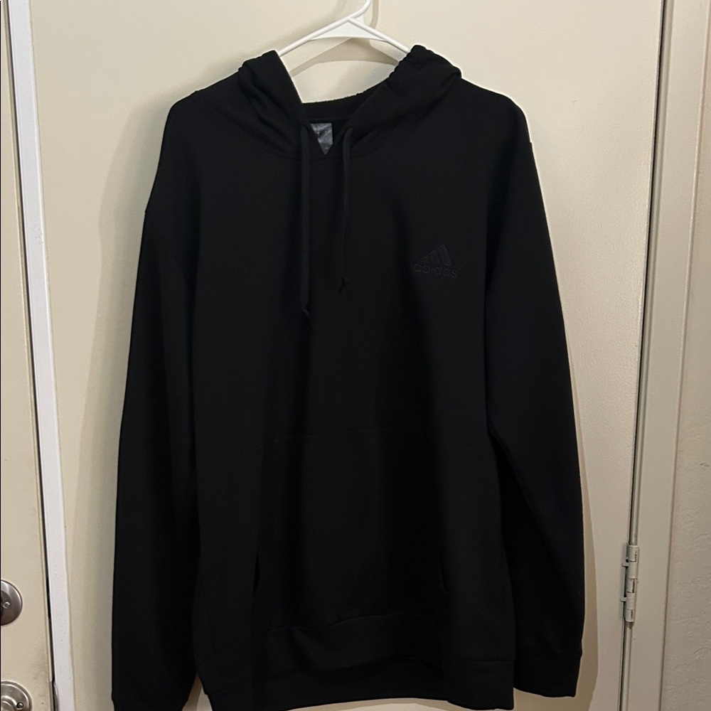 Adidas Men's Black Pullover Hoodie